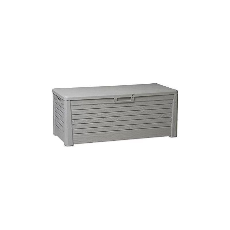 foto del prodotto toolmax baule 147x72x60 cassapanca multiuso in resina 550 lt florida