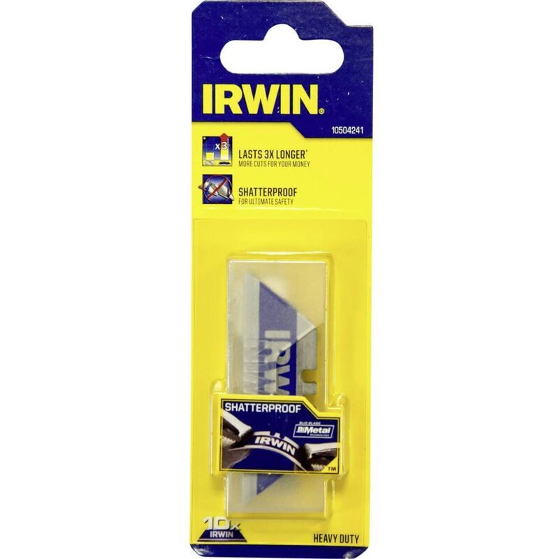 foto del prodotto tools 10504241 lame trapezoidali bimetalliche blue 10 pz. irwin