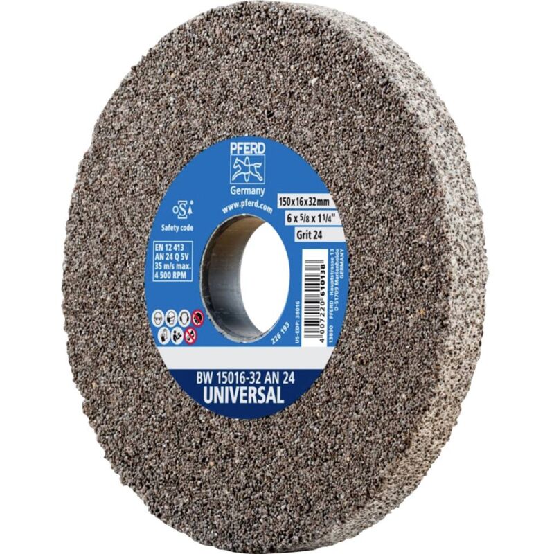 foto del prodotto tools 39008418 disco per smerigliatrice diametro 150 mm foro 32 mm acciaio inox, acciaio, ghisa 1 pz. pferd