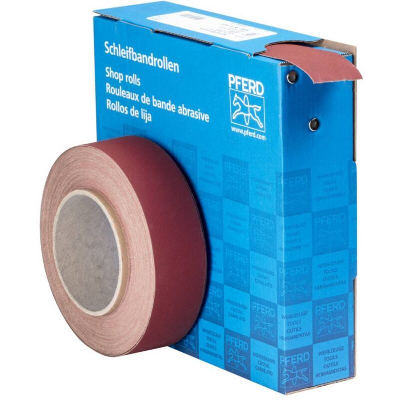 foto del prodotto tools 45016440 rotolo di carta abrasiva dimensione dei grani 400 l x l 25 m x 38 mm 25 m pferd