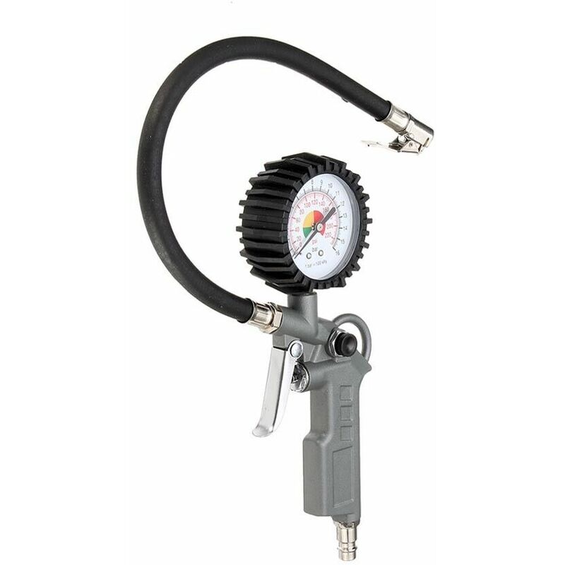 foto del prodotto tools manometro pistola aria per compressore gonfiaggio pneumatici ruote auto psi bar