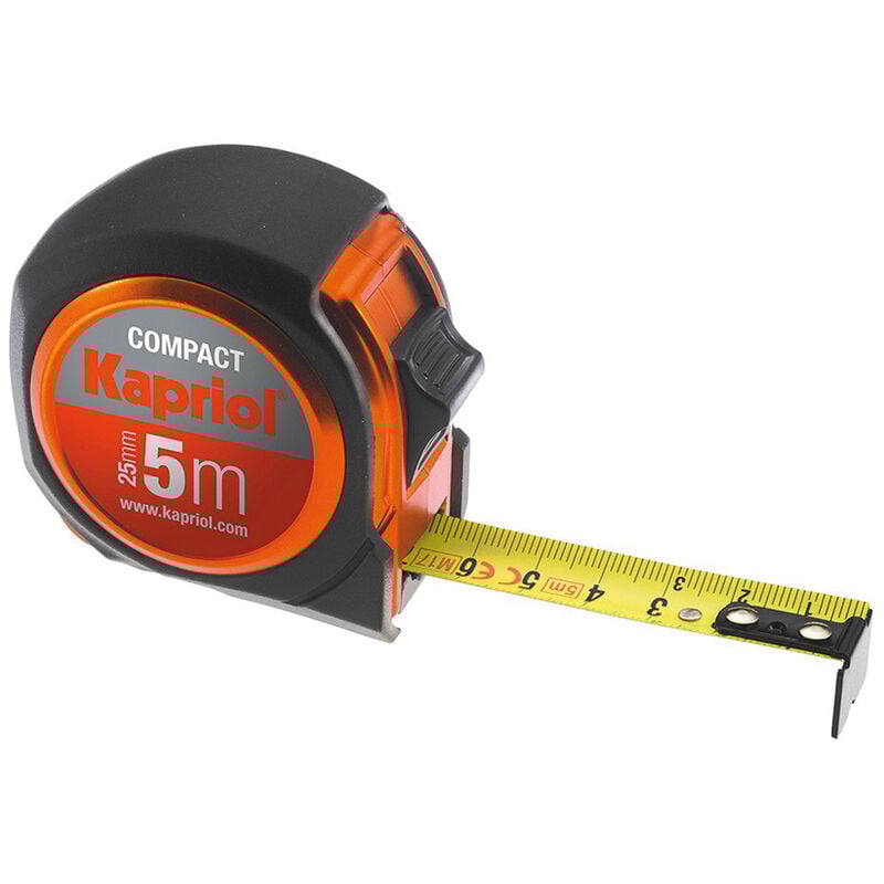 foto del prodotto tooltek flessometro metro 5mtx25mm estensibile professionale kapriol