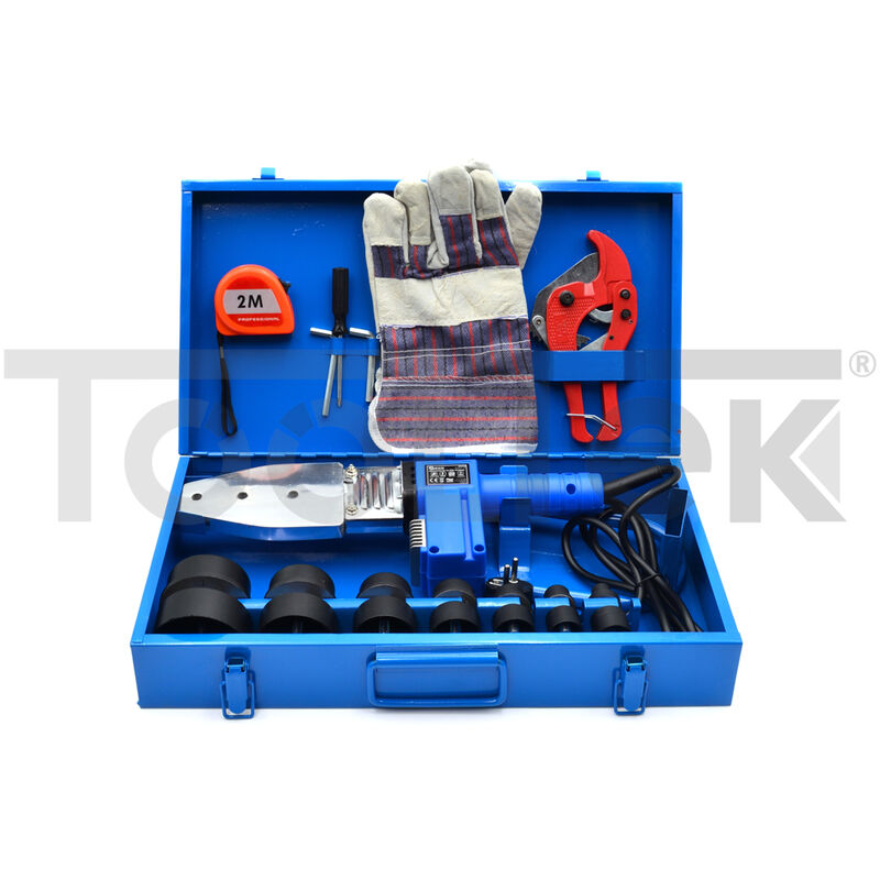 foto del prodotto tooltek polifusore saldatore 1500w saldatrice salda tubi tubo pp pvc g81034