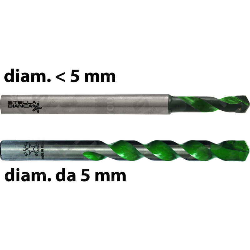 foto del prodotto tooltek punta per granito rettificata 6 8 10mm punte per materiali edili molto duri, 10mm 