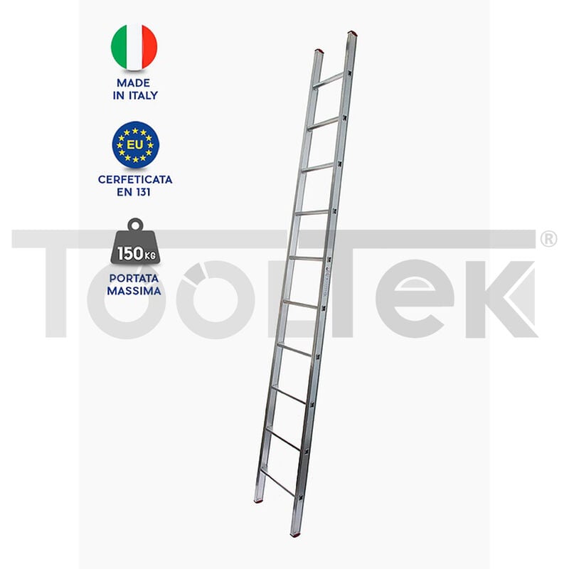 foto del prodotto tooltek scala agricola conica alluminio 2,00mt professionale