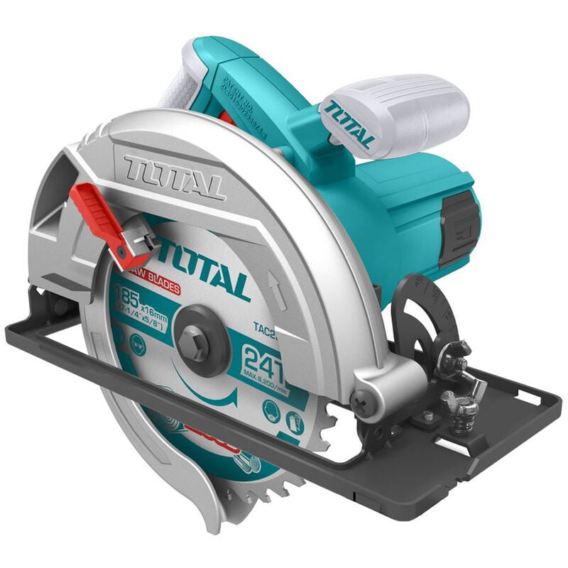 foto del prodotto tooltek sega circolare elettrica 1600w seghe troncatrice 185mm total