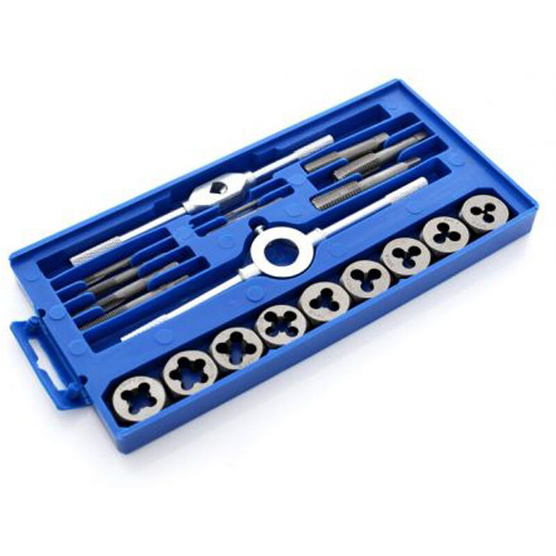 foto del prodotto tooltek set filiera 20pz professionale maschi e femmine per filettatura kraft