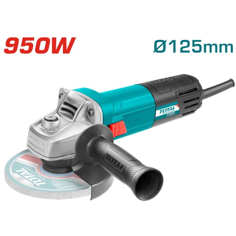 foto del prodotto tooltek smerigliatrice angolare 950w con disco da 125mm