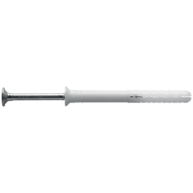 foto del prodotto tooltek tassello a battuta prolungato nylon vite a chiodo 100pz mna s 6 x 40 60mm mungo, 6 x 40 10 