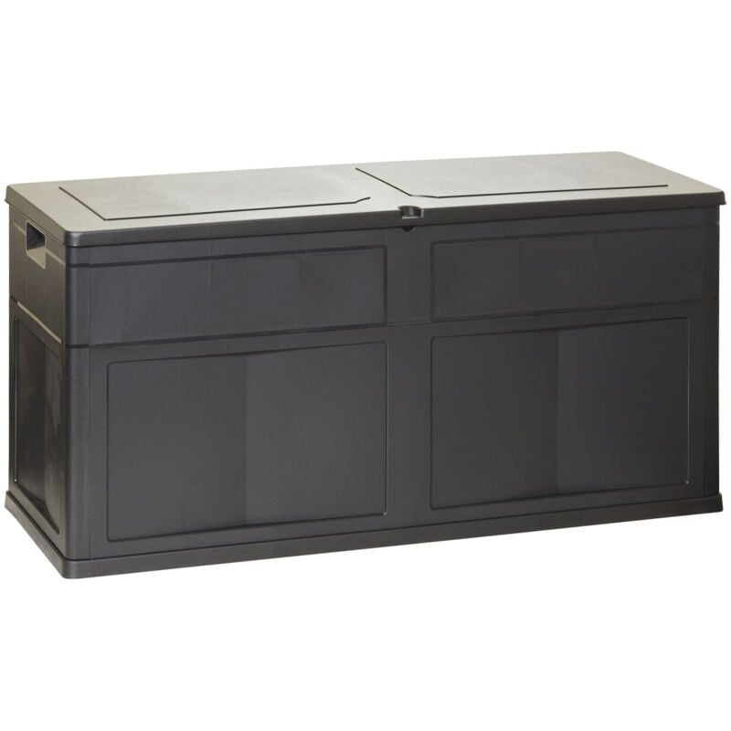 foto del prodotto toomax baule 120x46x60 cassapanca multiuso garden black resina