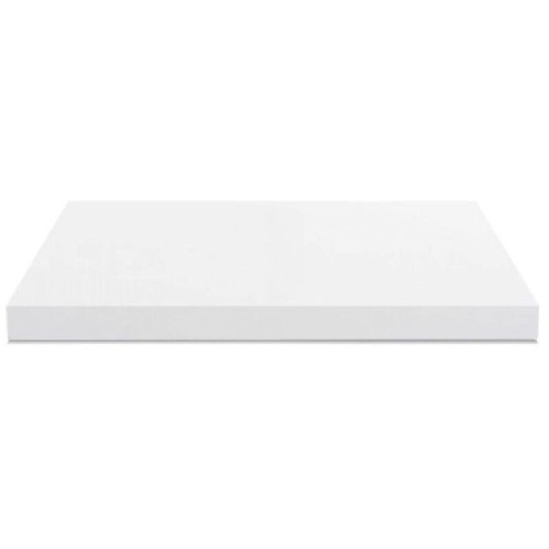 foto del prodotto top cucina con bordo abs rifinito colore bianco 90x60x4h cm keba