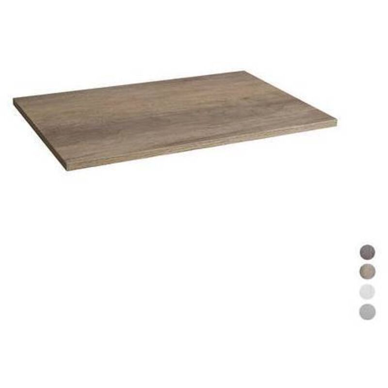 foto del prodotto top in legno per base mod. unika misura cm 70x46x1,8 olmo naturale