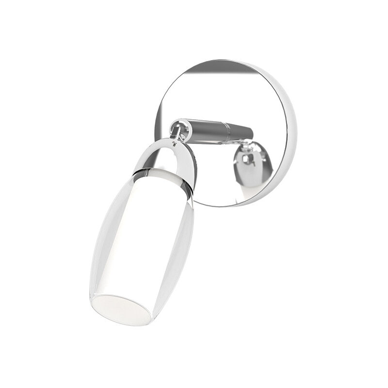 foto del prodotto top light applique contemporanea feeling net metallo cromo vetro trasparente 1 luce g9