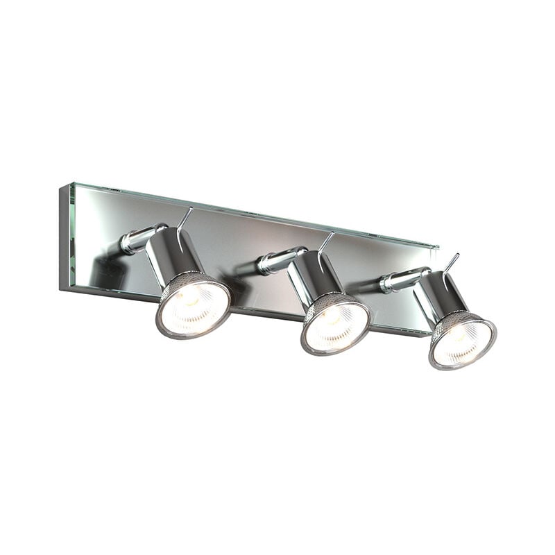 foto del prodotto top light applique contemporanea nuts metallo cromo vetro trasparente 3 luci gu10