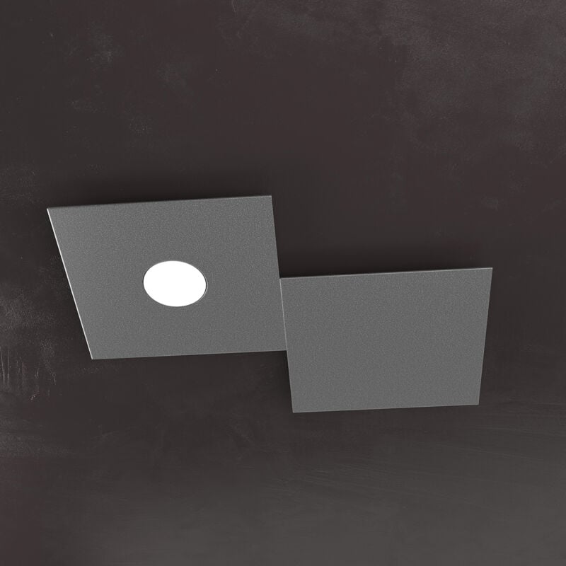 foto del prodotto top light applique moderna 2 moduli eccentric metallo antracite 1 luce gx53