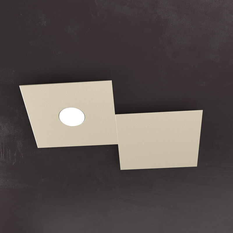 foto del prodotto top light applique moderna 2 moduli eccentric metallo sabbia 1 luce gx53