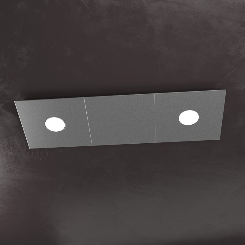 foto del prodotto top light applique moderna 3 moduli eccentric metallo antracite 2 luci gx53