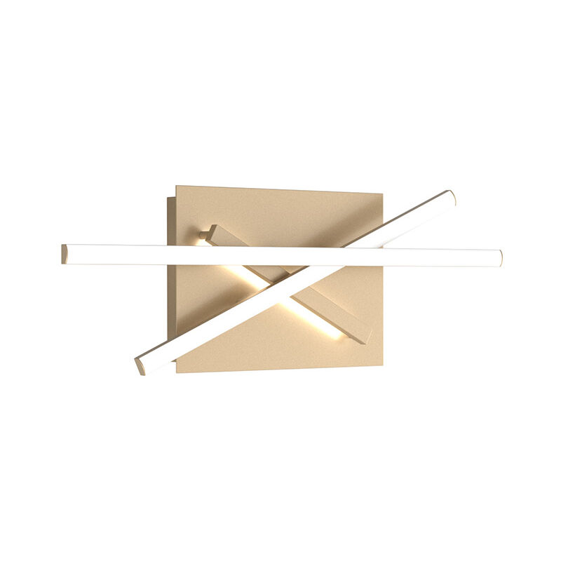 foto del prodotto top light applique moderna dna alluminio oro led 30w