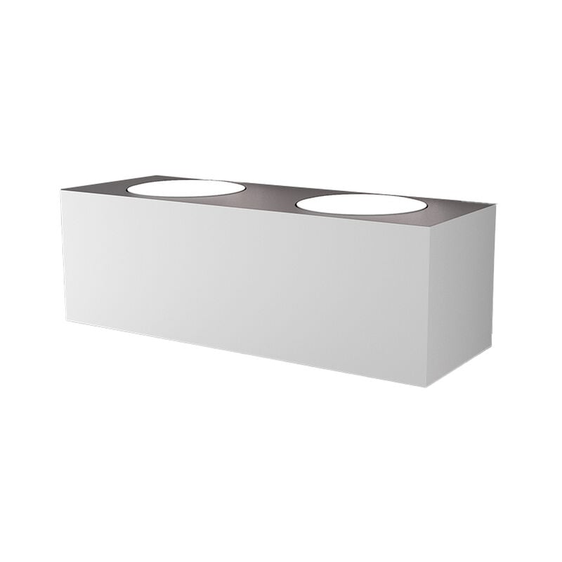 foto del prodotto top light applique moderna eccentric metallo bianco 4 luci gx53 biemissione