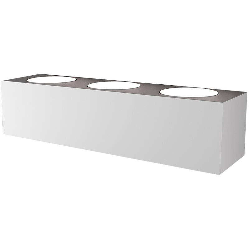 foto del prodotto top light applique moderna eccentric metallo bianco 6 luci gx53 biemissione