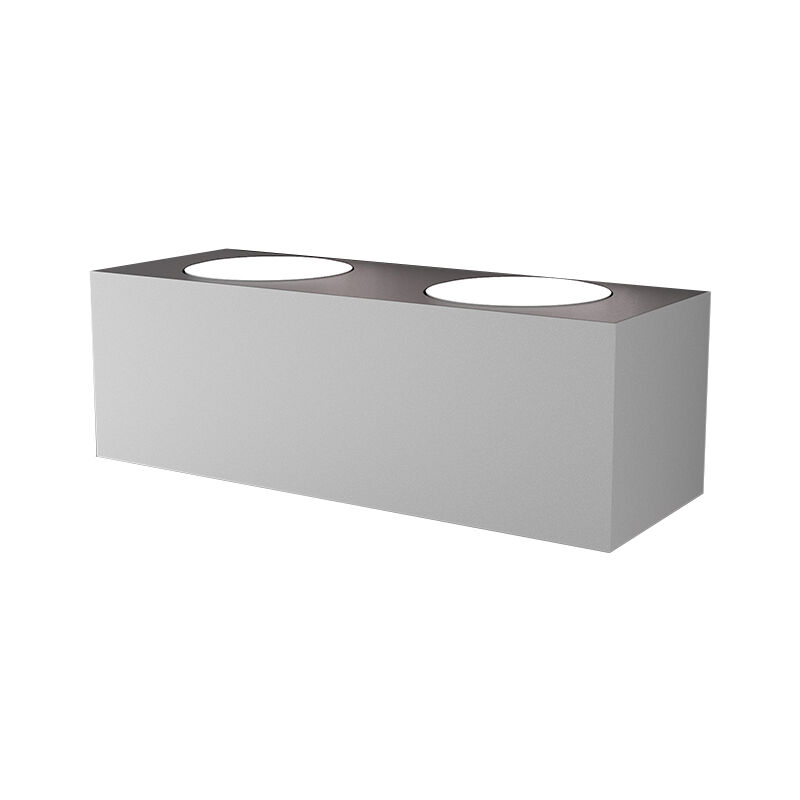 foto del prodotto top light applique moderna eccentric metallo grigio 4 luci gx53 biemissione
