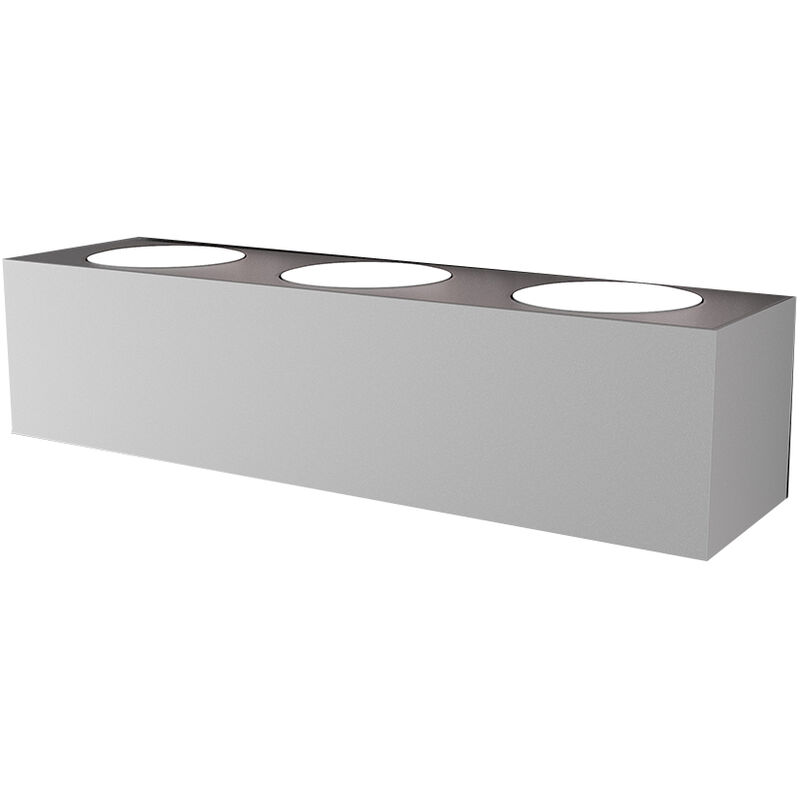 foto del prodotto top light applique moderna eccentric metallo grigio 6 luci gx53 biemissione