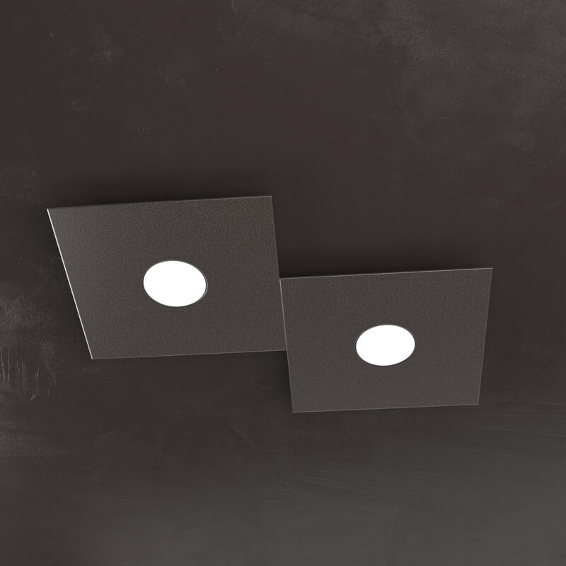 foto del prodotto top light applique moderna eccentric metallo marrone 2 luci gx53