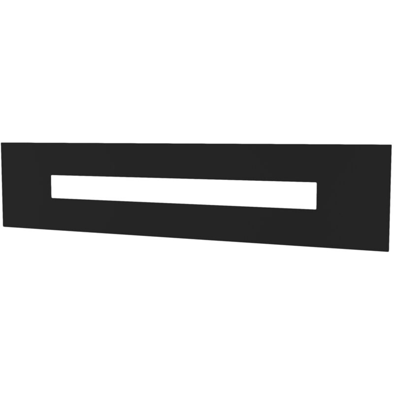 foto del prodotto top light applique moderna rettangolare wally metallo nero 1 luce 2g11 71cm