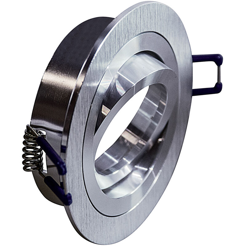 foto del prodotto top light faretto incasso toy orientabile tondo alluminio alluminio satinato 1 luce gu10