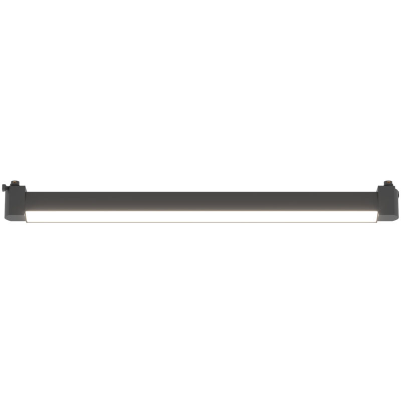 foto del prodotto top light modulo led moderno mono argo metallo nero led 28w calda