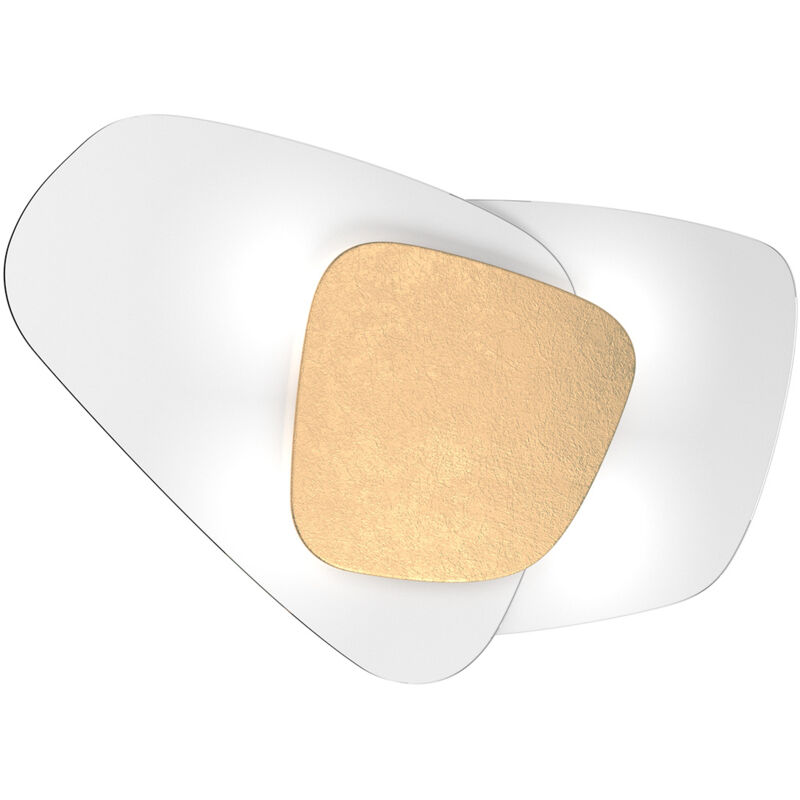 foto del prodotto top light plafoniera contemporanea strategy metallo foglia oro 4 luci e27