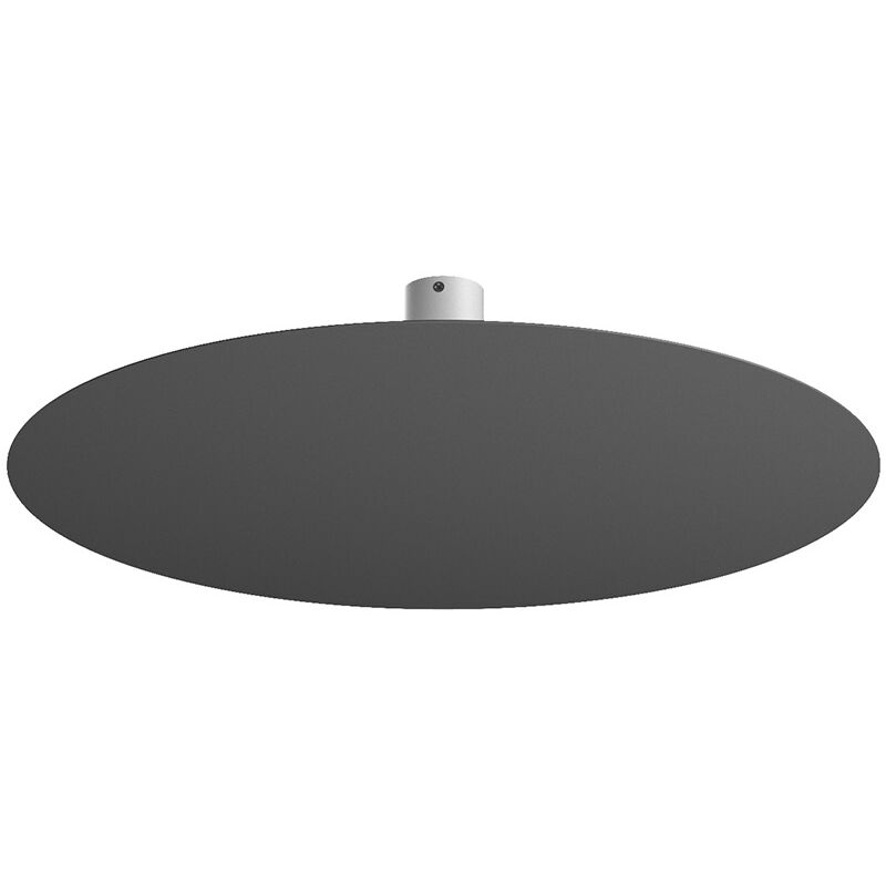 foto del prodotto top light plafoniera moderna disk metallo antracite 9 luci gx53
