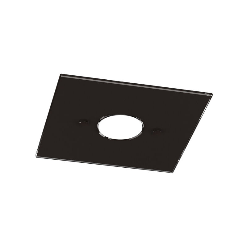 foto del prodotto top light plafoniera moderna path vetro marrone 1 luce gx53