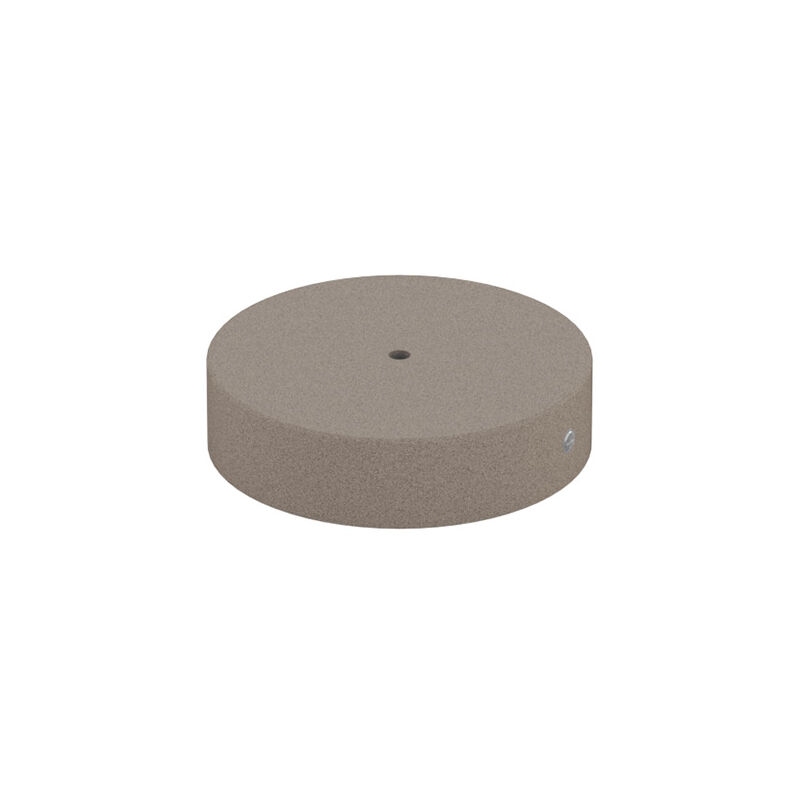 foto del prodotto top light rosone serracavo interno metallo sabbia 1 foro d8cm