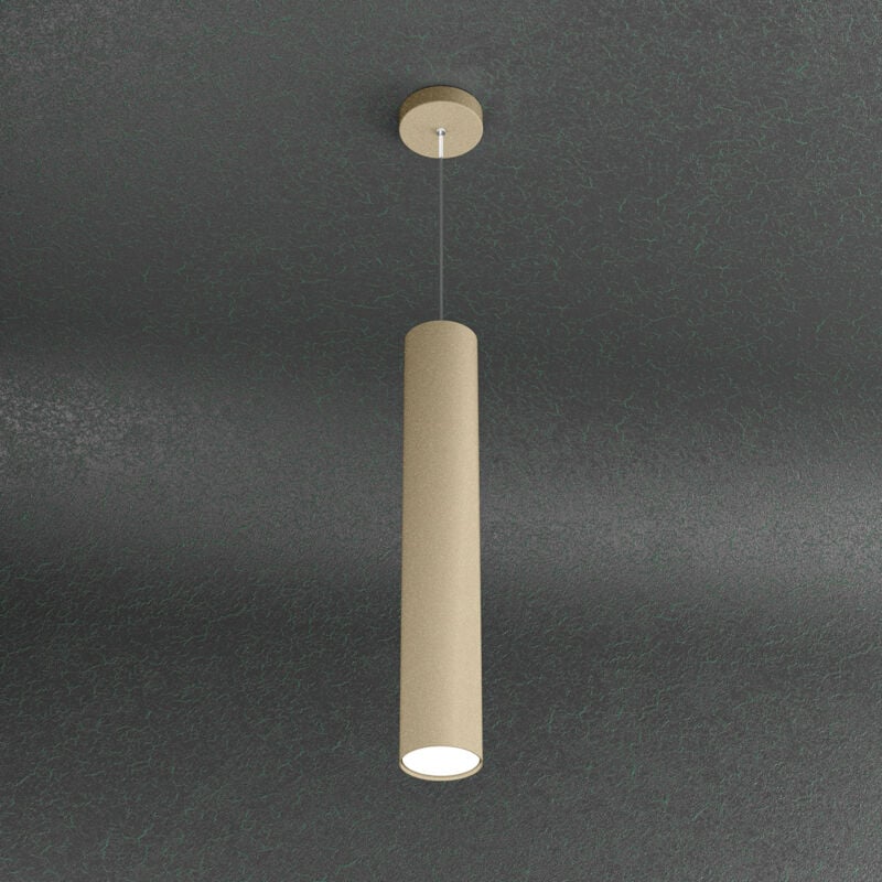 foto del prodotto top light sospensione moderna cloud metallo sabbia 1 luce gx53 50cm