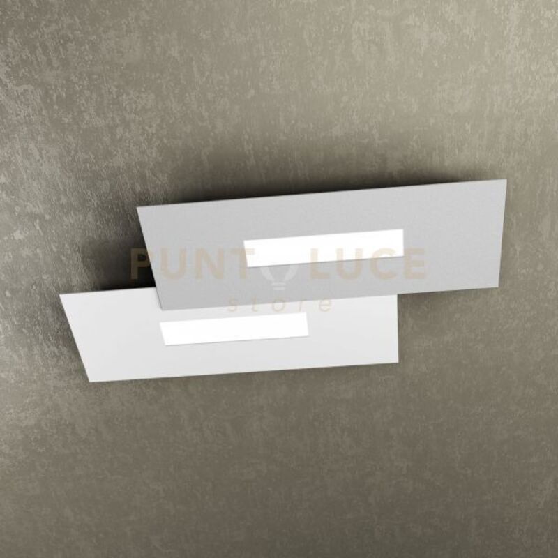 foto del prodotto top light wally applique plafoniera 2 luci composto da 1138 40 bi 1138 40 gr 1138 m1 bg