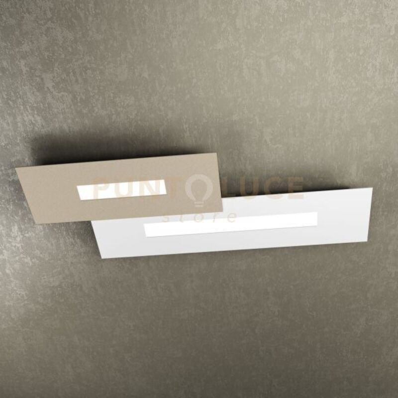 foto del prodotto top light wally applique plafoniera 2 luci composto da 1138 40 sa 1138 60 bi 1138 m2 bs