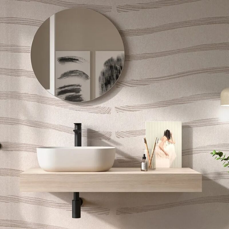 foto del prodotto top per lavabo da 100 cm in legno mdf rovere bali sumo