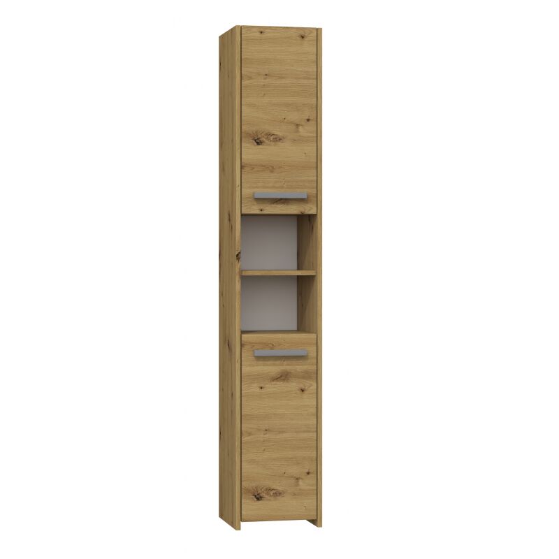 foto del prodotto topeshop pisa armadio a colonna per bagno 30x30x170 cm arredo bagno mobile bagno