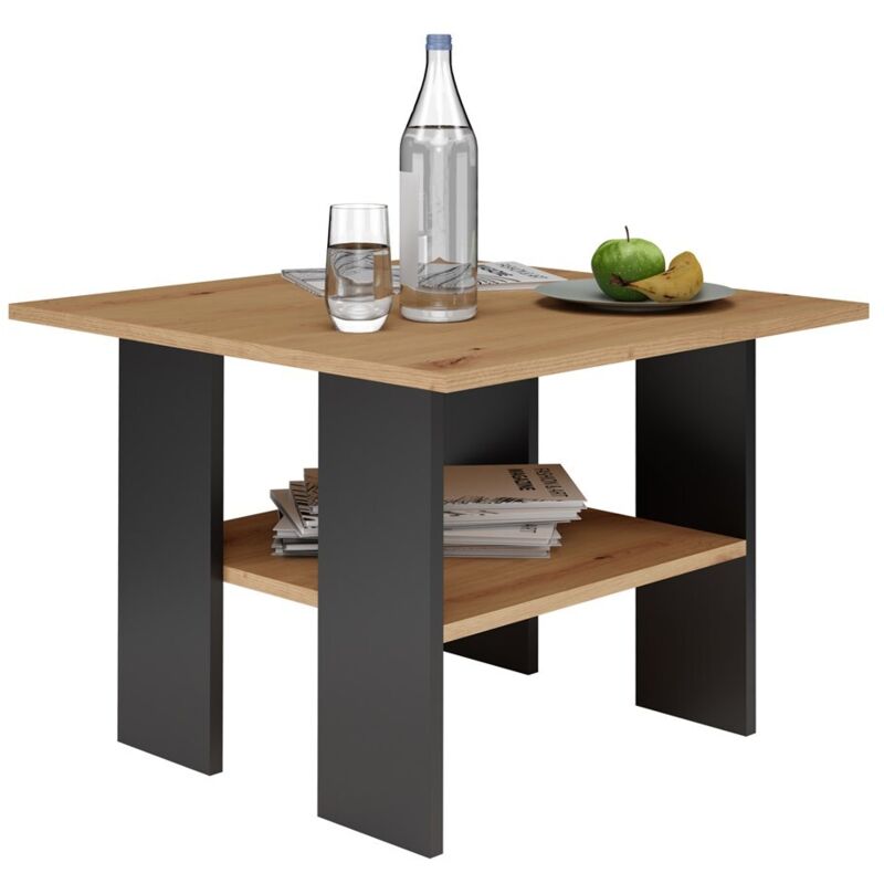 foto del prodotto topeshop tavolino da soggiorno moderna artisan nero