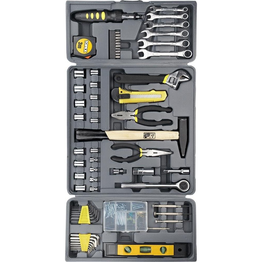 foto del prodotto topex 38d215 utensili assortiti, i, 135 pezzi ds