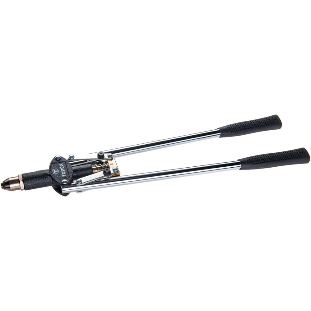 foto del prodotto topex 43e780 rivettatrice a brac accio lungo per rivetti in al ds