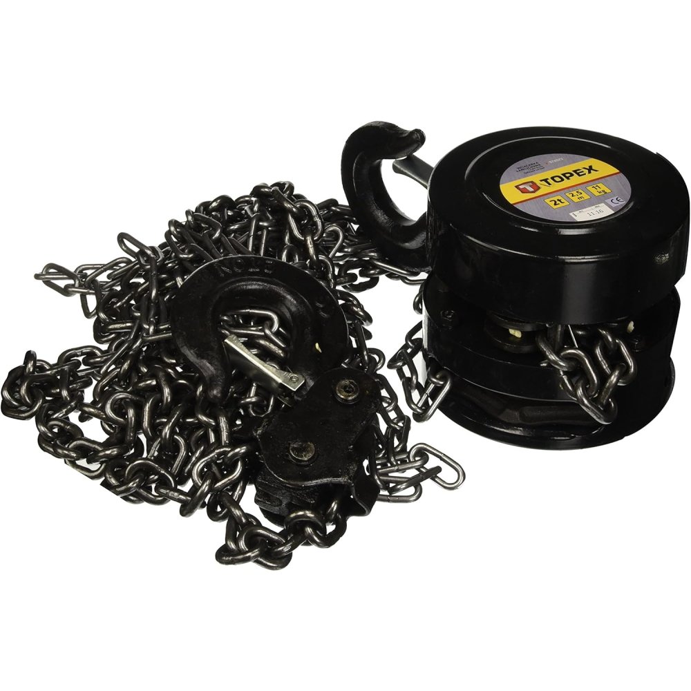 foto del prodotto topex 97x072 paranco a catena, 2 2 t, 2,5 m