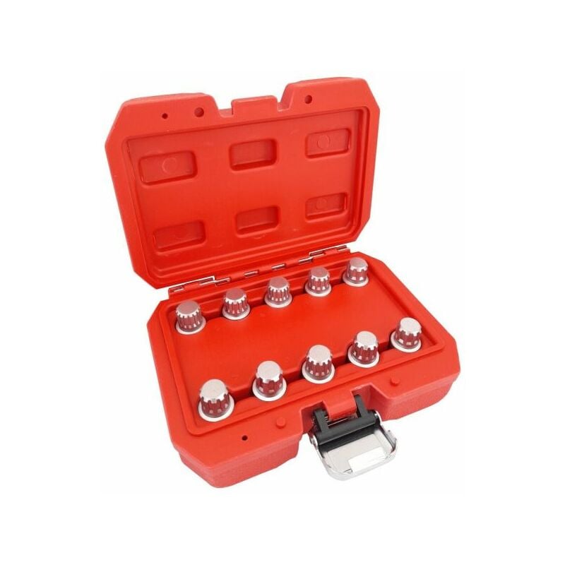foto del prodotto topolenashop 10 chiavi bussole per installazione rimozione dadi antifurto ruote bmw hy156153