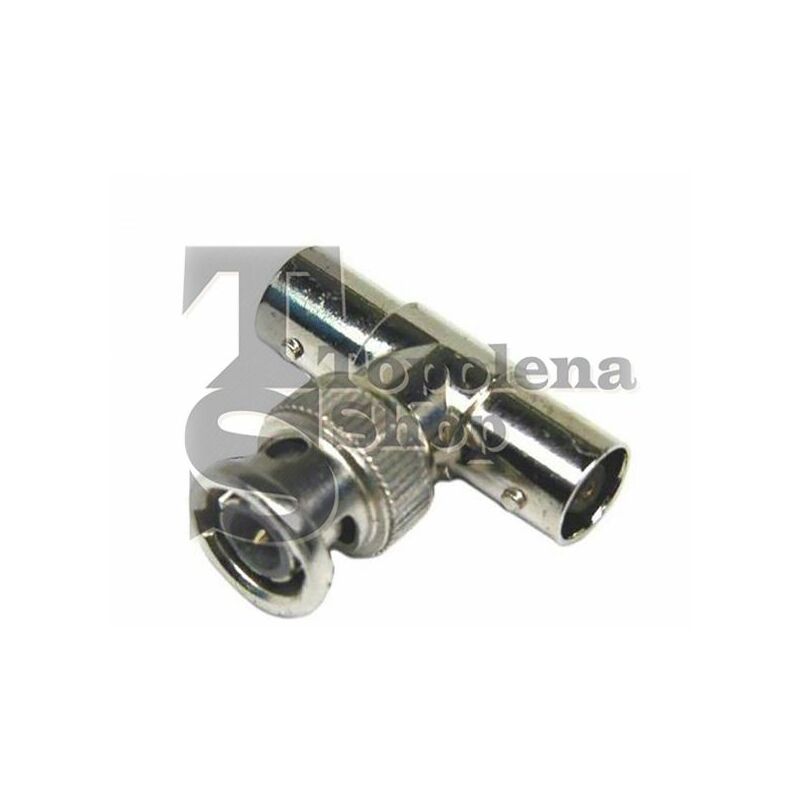 foto del prodotto topolenashop 2 adattatori a t da maschio bnc a doppia femmina bnc per videosorveglianza