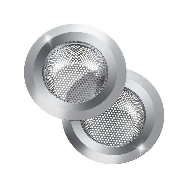 foto del prodotto topolenashop 2 pz filtro per lavello filtri per lavello in acciaio fermarifiuti 7cm 66261