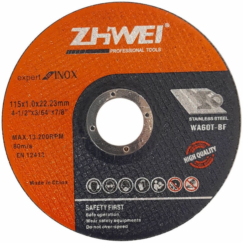 foto del prodotto topolenashop 25 pezzi disco abrasivo da taglio ferro 115 x 1,0 x 22,23mm ultra sottile xin