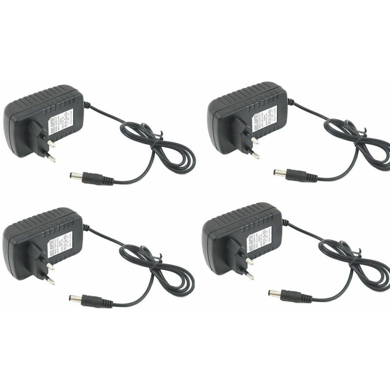 foto del prodotto topolenashop 4 alimentatori alimentatore stabilizzato trasformatore 220v telecamere 12v 2a 4p