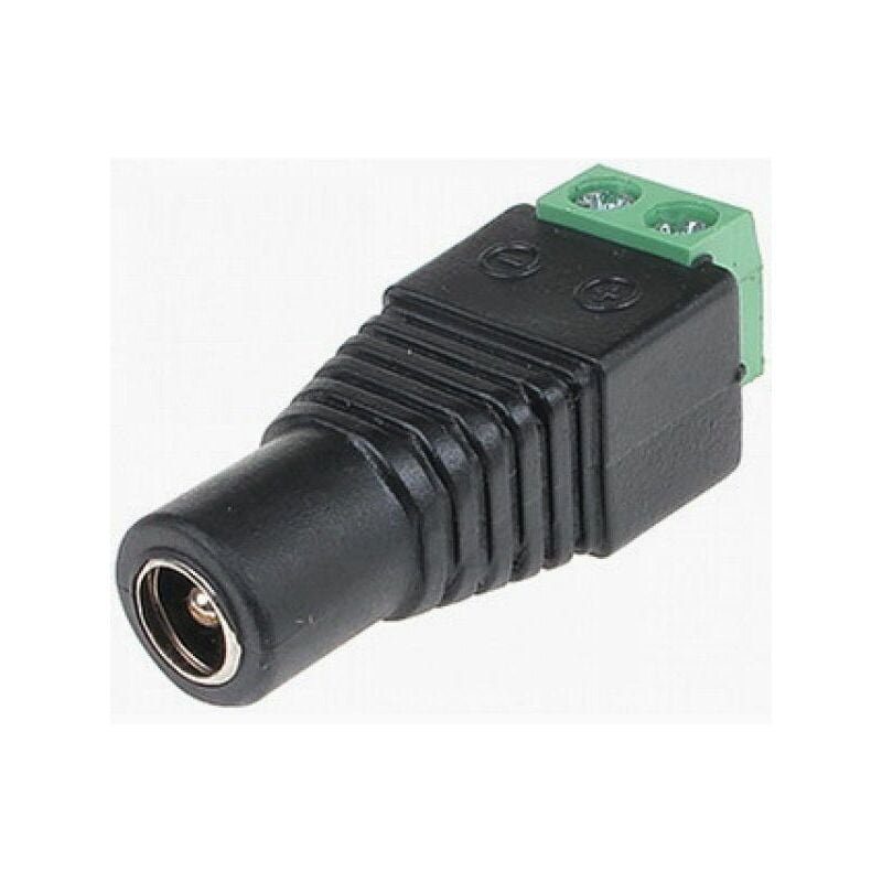 foto del prodotto topolenashop 5x connettori adattatori 12v balun bnc rca jack per dvr telecamere sorveglianza non applicabile,5x alimentazionejack femmina