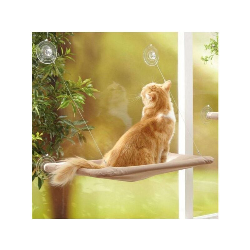 foto del prodotto topolenashop amaca letto cuccia per gatti gatto da finestra con ventose universale interno